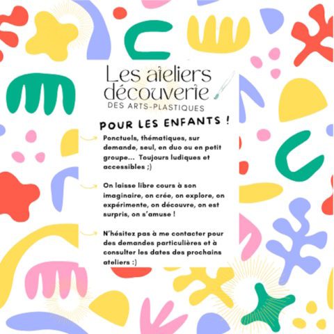 Ateliers découverte de peinture pour enfant